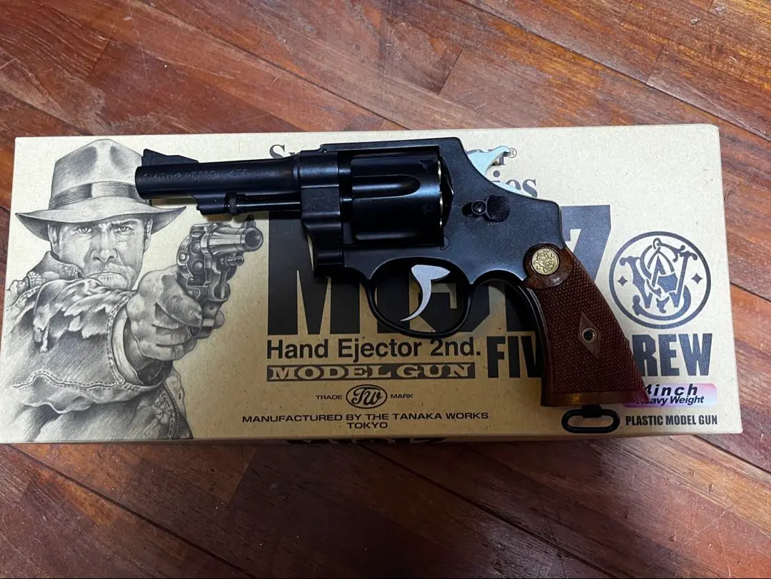 タナカ 発火型モデルガン S&W M1917 .455ハンドエジェクター 2nd