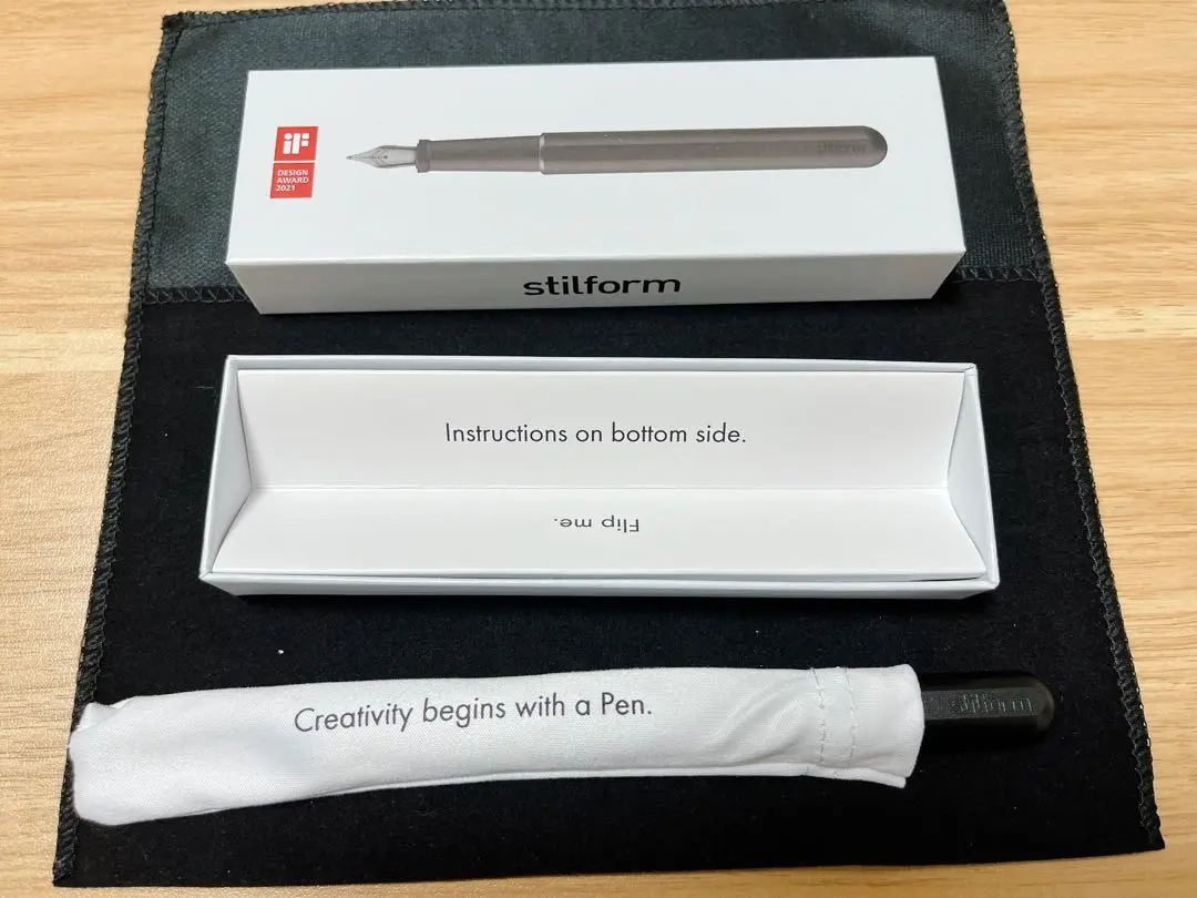 万年筆 Fニブ stillform ink-スティルフォームインク アルミニウム stilform INK Aluminium -万年筆- – stilform JAPAN