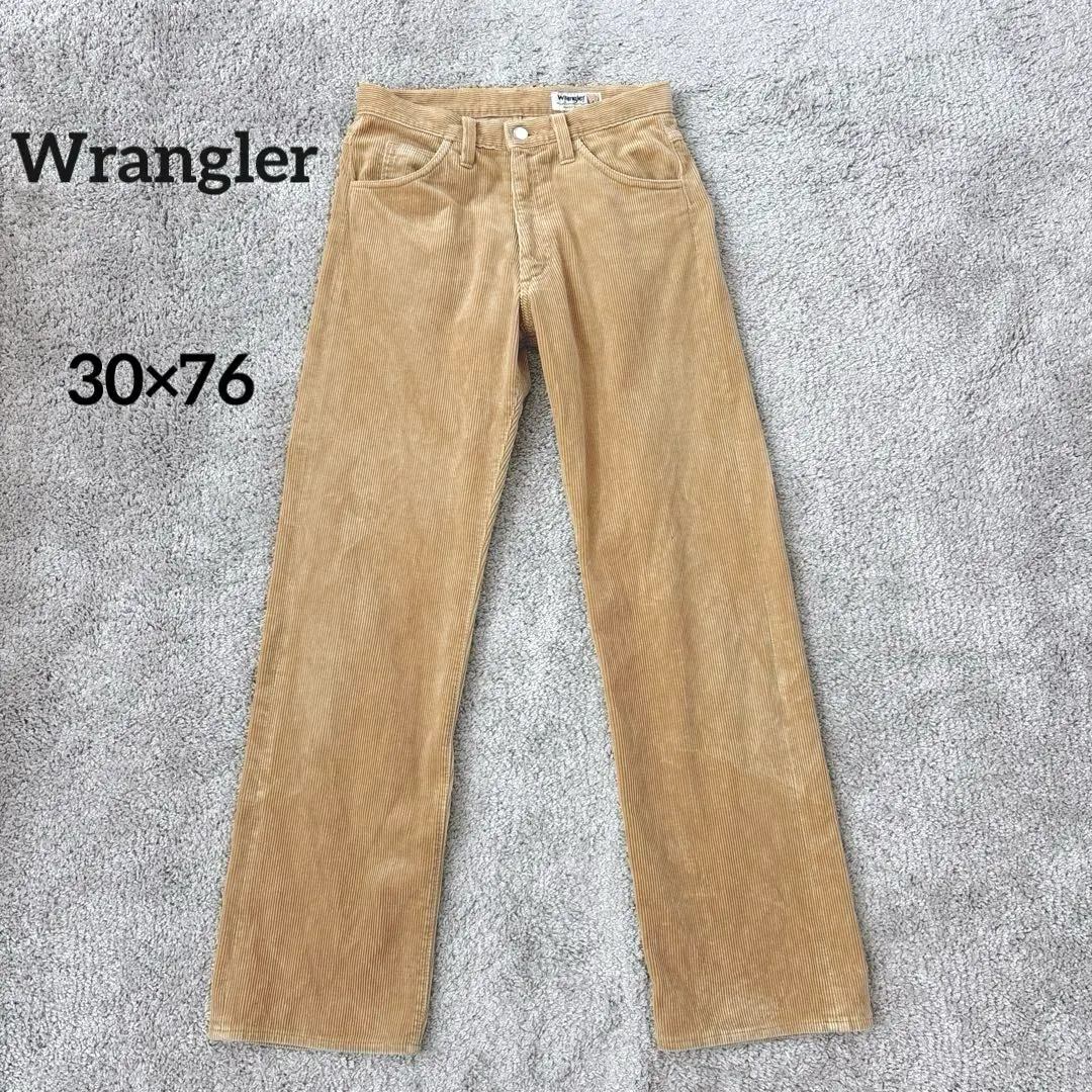 Wrangler 彩色燈芯絨長褲 黃芥末色 30×76 休閒 的縮圖