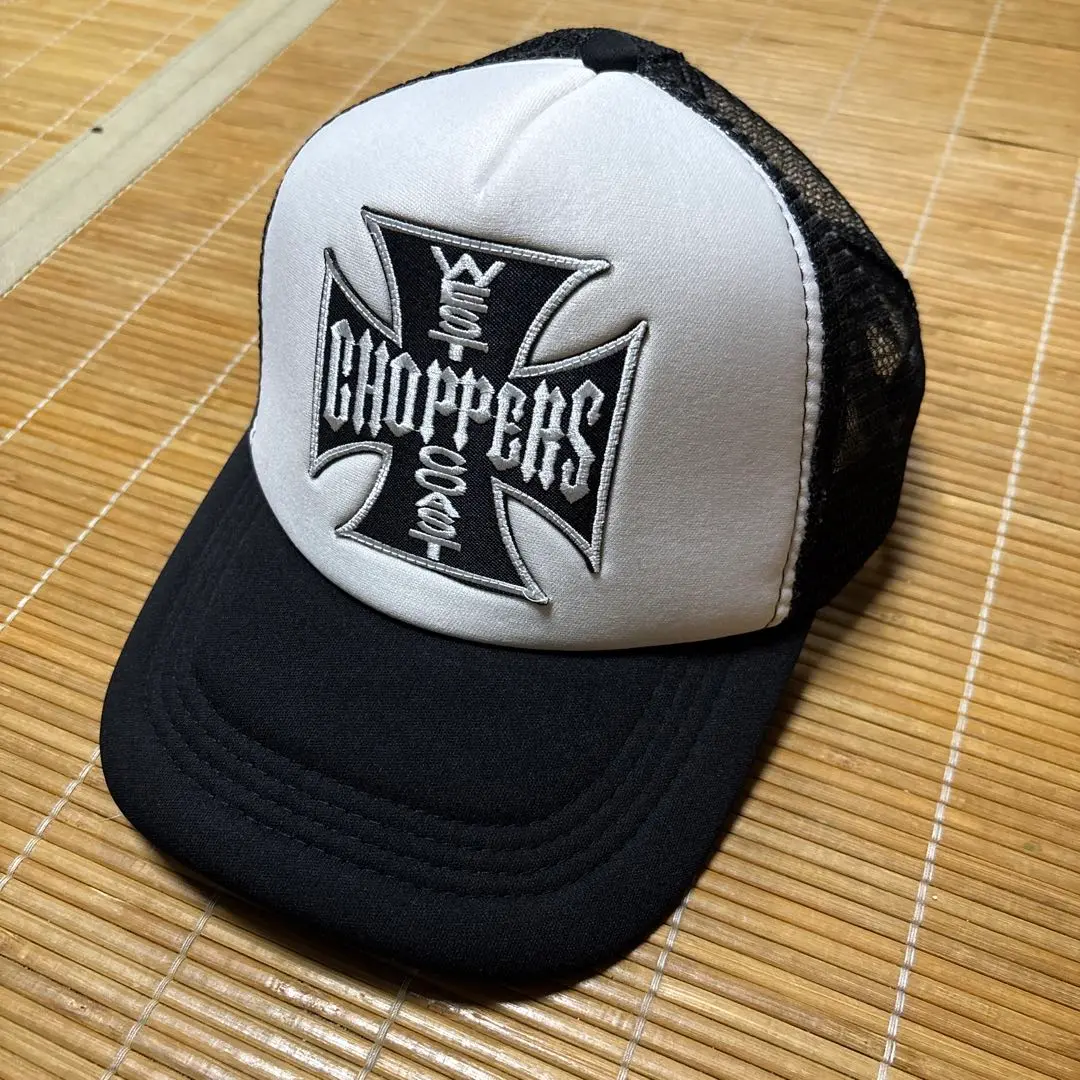 【未使用級】WEST COAST CHOPPERS メッシュキャップ ブラック 未使用級】WEST COAST CHOPPERS メッシュキャップ ブラック