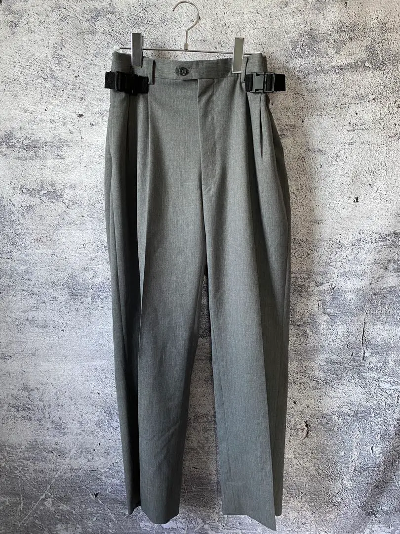未使用KISHIDAMIKI キシダミキ adjustment trousers adjustment trousers #black - (length - long） |