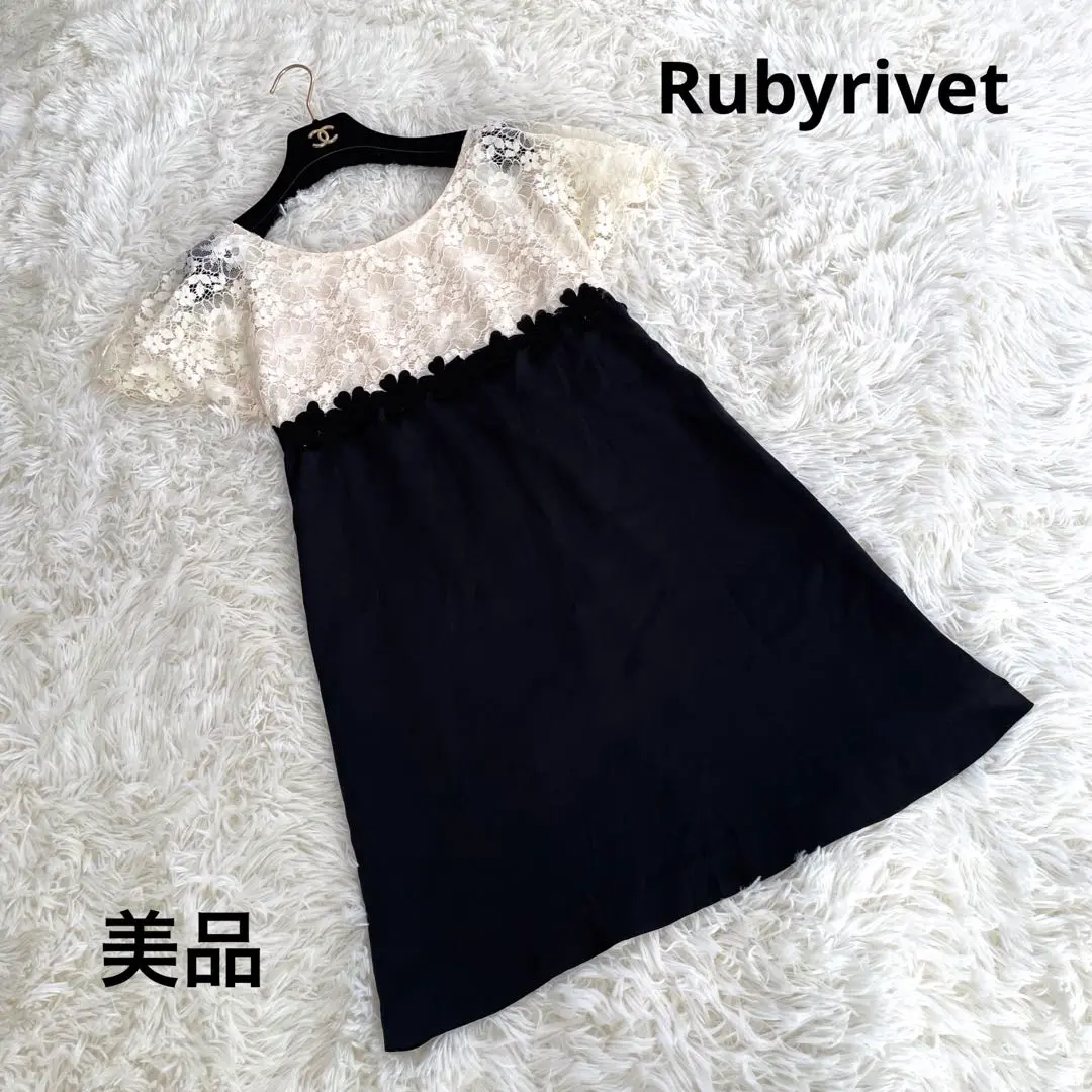 Rubyrivet ルビーリベット 上品ワンピース ミニドレス