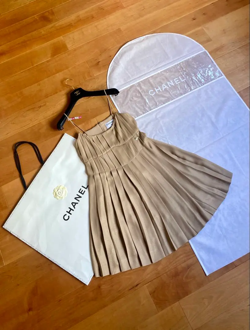 美品❗️CHANELシャネル ヴィンテージドレス　キャミソールワンピース 楽天市場】キャミワンピ（ブランドシャネル）（ワンピース