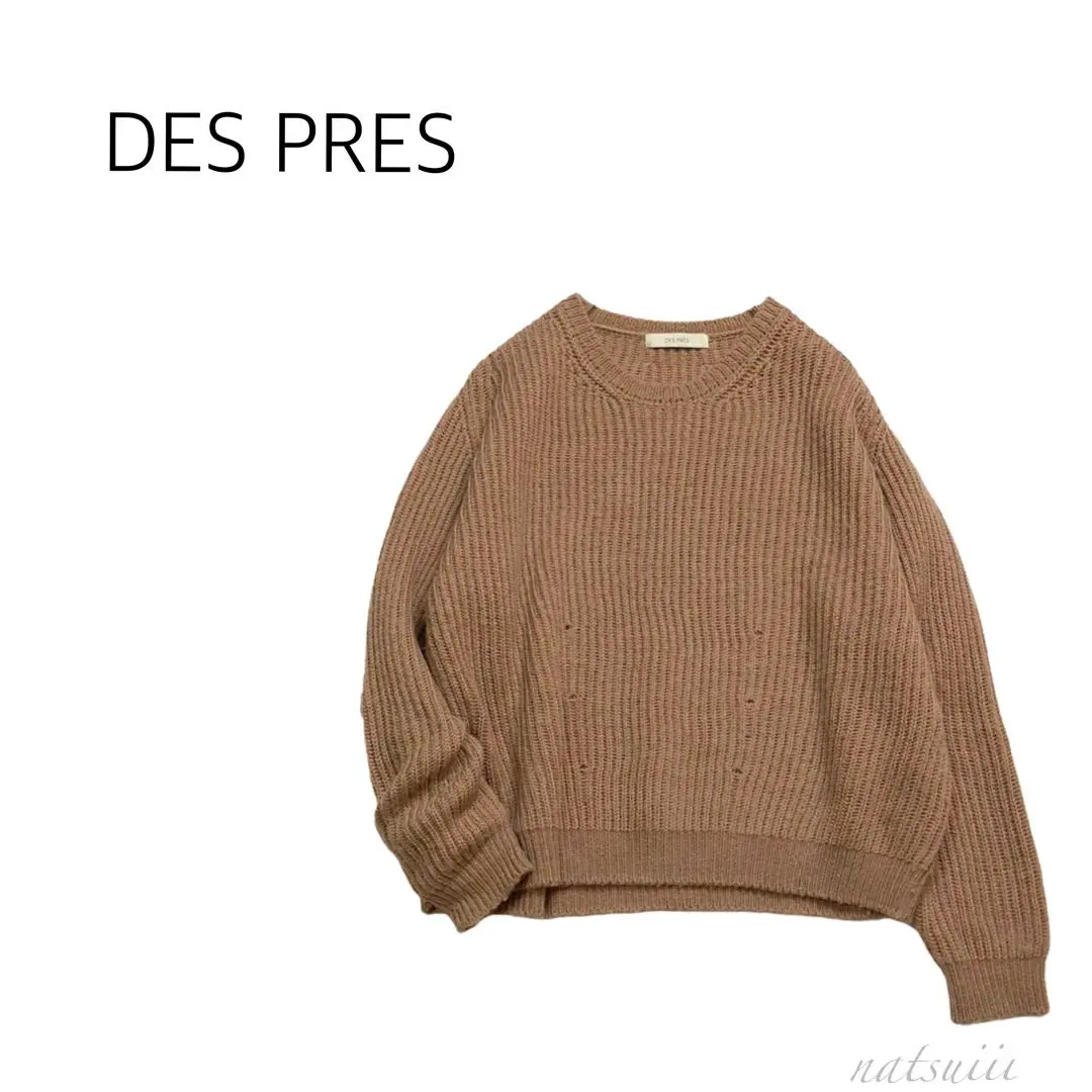 Thumbnail of DES PRES Tomorrowland. Mohair Silk Ribbed Knit Pullover