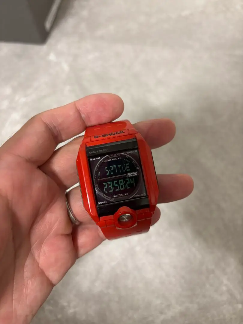 G-SHOCK G-8100-4JF レッド Gショック スクエア 希少 限定