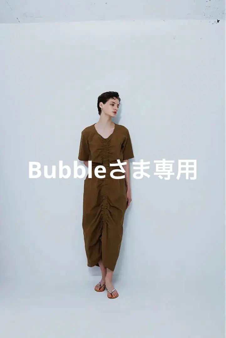 MEYAME メヤメ　シャツワンピース　新品未使用 MEYAME メヤメ FLEECE SNAP LONG DRESS フリース スナップ