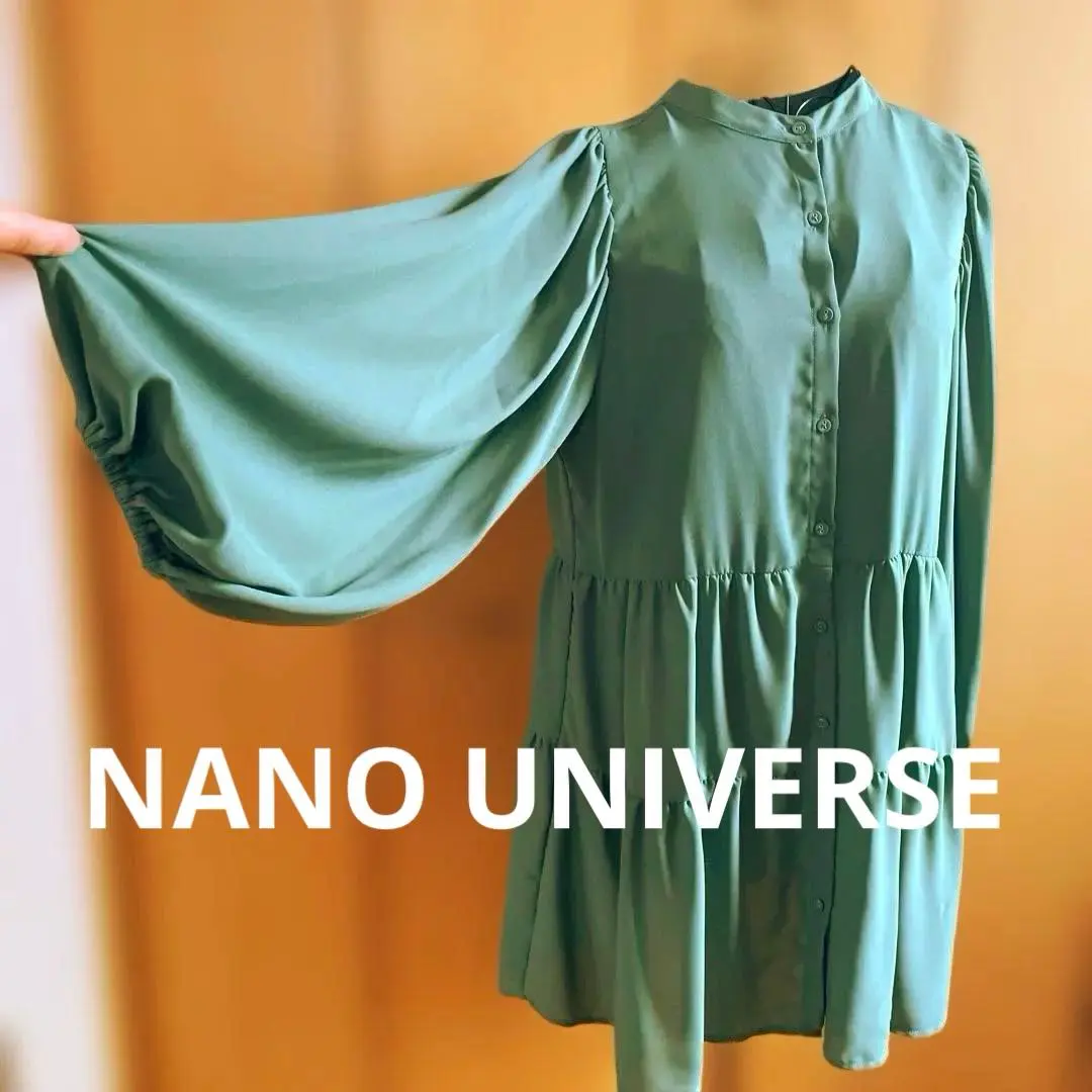 Thumbnail of Unworn! [nano universe] Dolman Sleeve Tunic Dress Blouse
