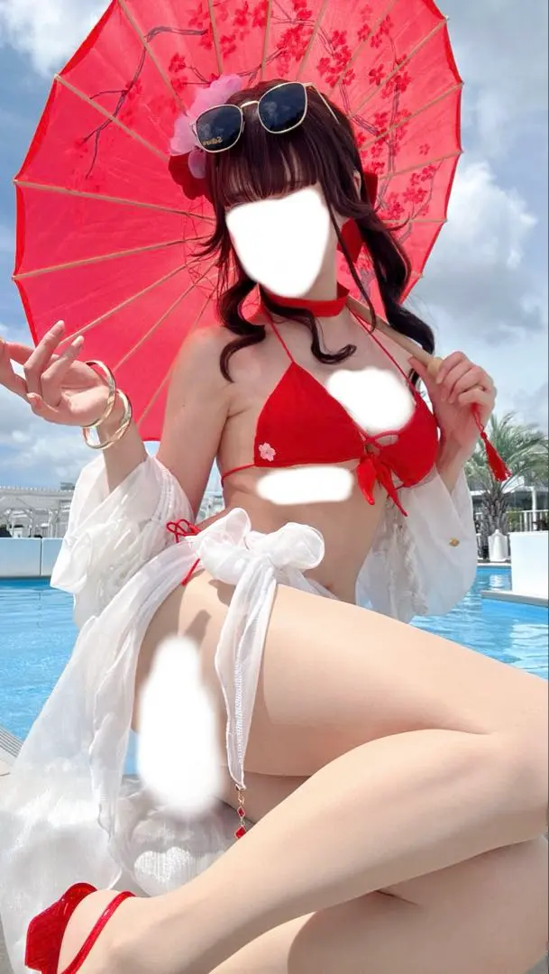 サクラ 水着 ニケ NIKKE コスプレ フルセット 勝利の女神：NIKKE ニケ サクラ 水着 コスプレ衣装/靴とウィッグ