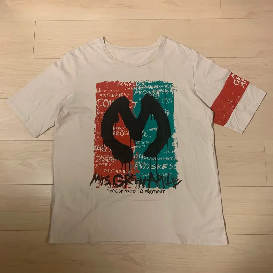 Mrs. GREEN APPLE Tシャツ ゼンジン未踏とプロテスト〜回帰編〜 Mrs. GREEN APPLE on X: 