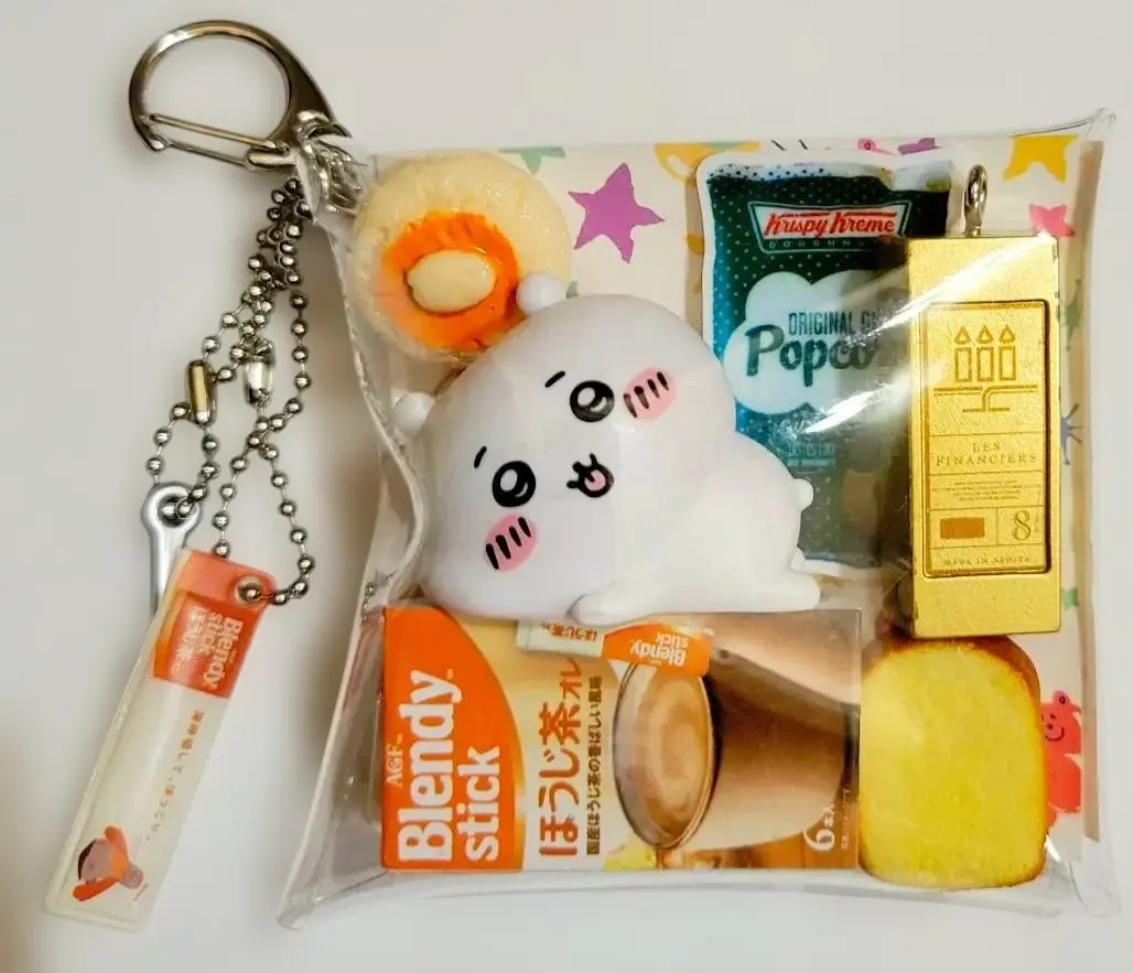 Thumbnail of Gacha-filled pouch: Chiikawa, Henri Charpentier, Krispy Kreme Doughnuts