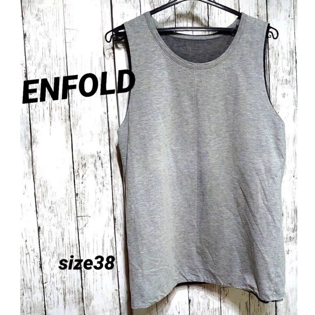 新品ENFOLD タンクトップトップスsacai シャツギャルソン