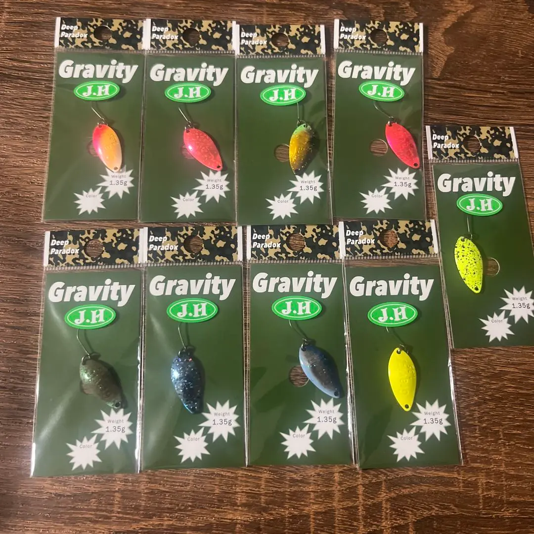 DeepParadox Gravity1.65 全11色アソートセット 城峰 DeepParadox/城峰オリカラ】 GRAVITY 1.65g #城峰釣具店