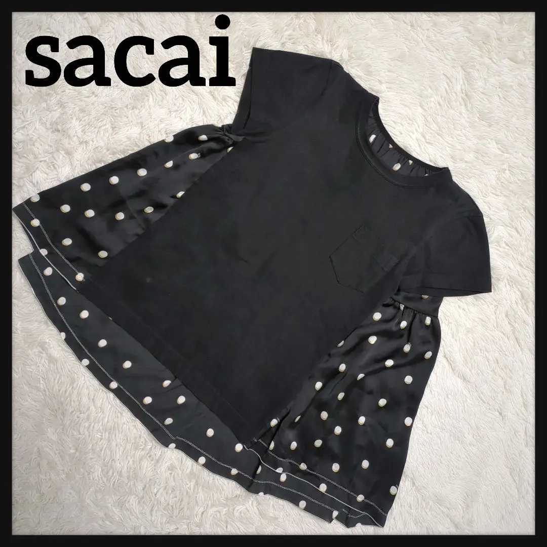 2025年最新】sacai 柄・デザイン：ドット 半袖(Tシャツ)の人気