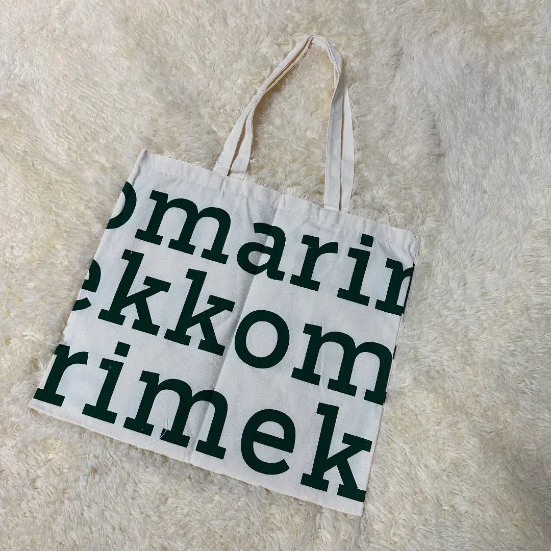 Thumbnail of Marimekko Mari Logo Novelty Tote Bag, Green, Green