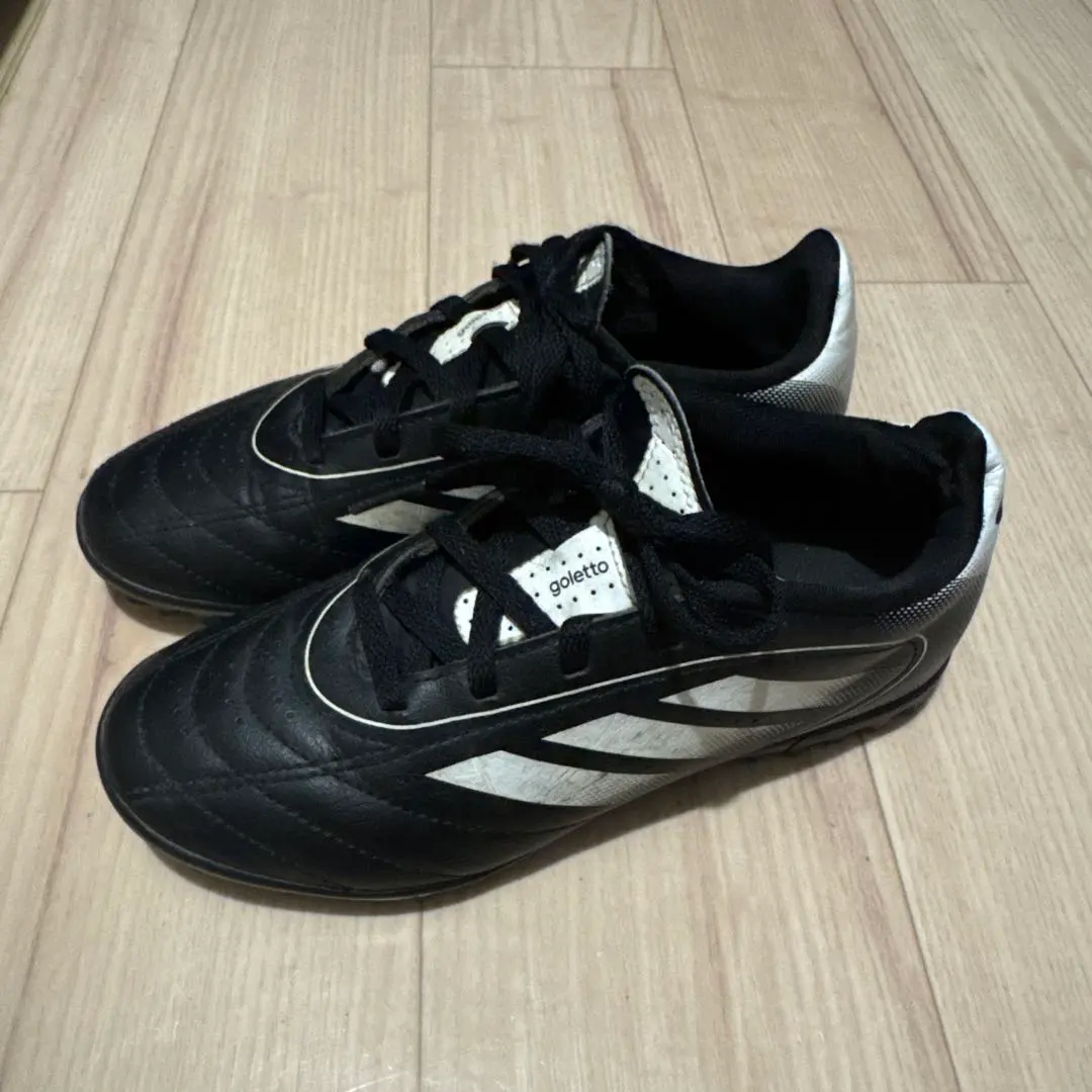 Thumbnail of adidas Goletto Turf Soccer Shoes - Black/White