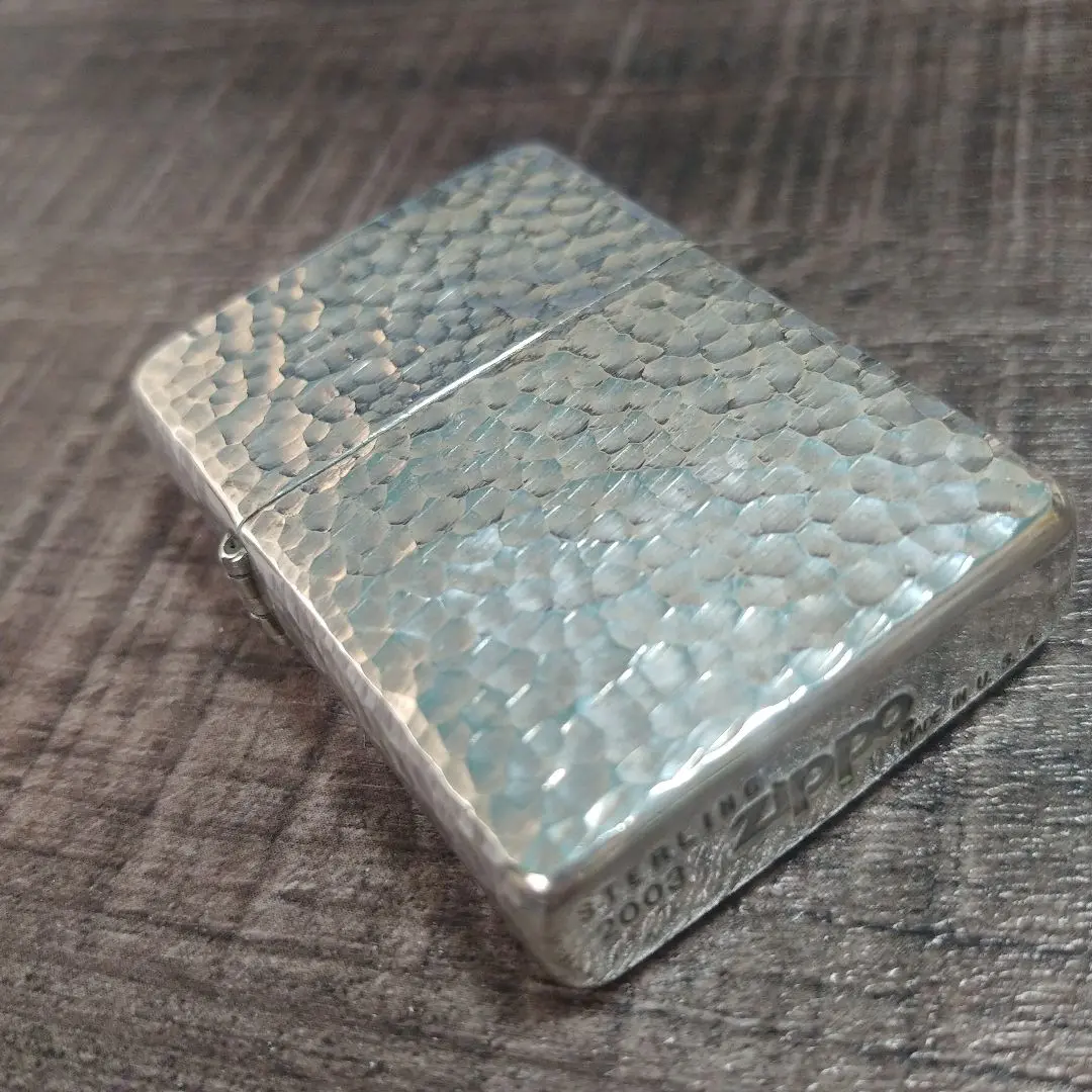 買ってください！ZIPPO スターリングシルバー　ハンマートーン2007年製。 Zippo スターリング シルバー ハンマートーン