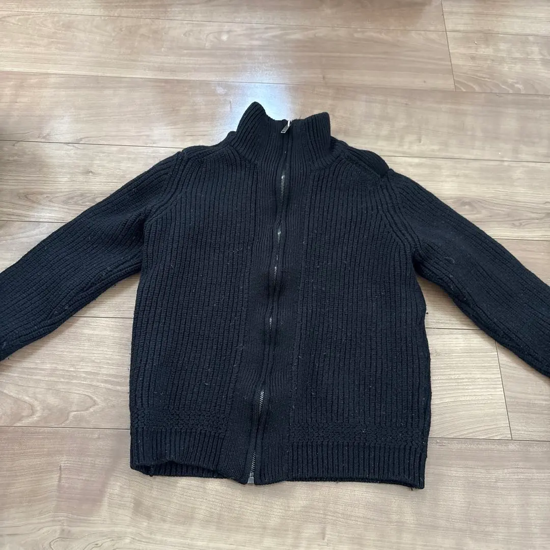 Thumbnail of GUCCI Black Zip Knit, Size S