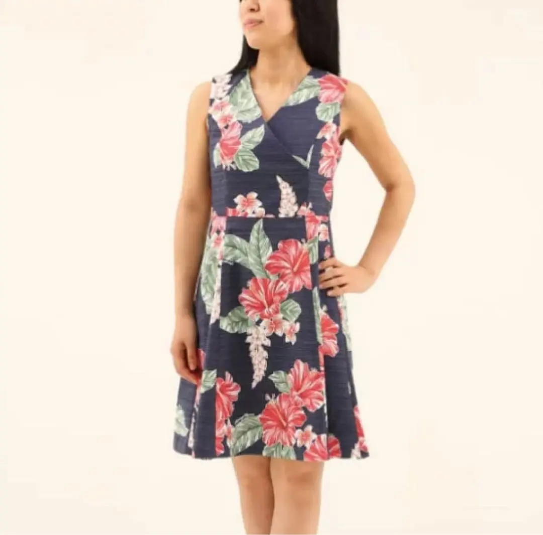 ★降價・美品★【芒果之家】洋裝　夏威夷衫 的縮圖