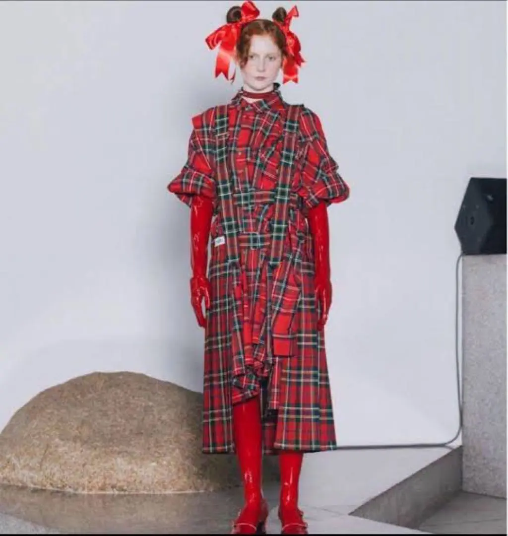 kidillキディル⭐︎スカートパンツ KIDILL】FOLD PLEATS PANTS BRITISH TARTAN | AYIN
