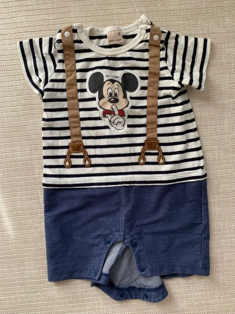 Thumbnail of Petit main Mickey Mouse Romper, Suspender Style