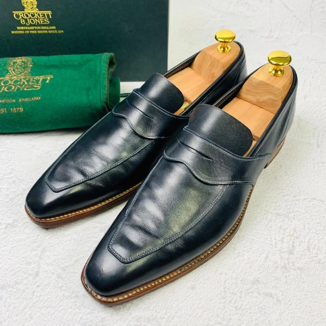 CROCKETT&JONES SYDNEY スエード 7E ペニーローファー CROCKETT&JONES】クロケット&ジョーンズ SYDNEY ペニー