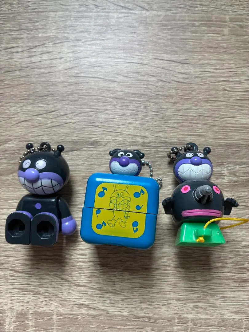 Thumbnail of [Good Condition] [Unused] Anpanman Baikinman 3-piece Set Gacha Crane