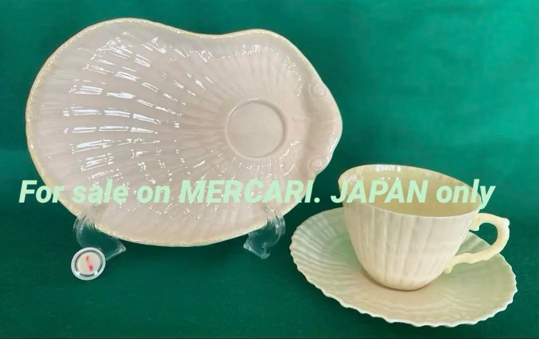 Belleek ベリーク カップ＆ソーサー リンペットパターン Belleek ベリーク カップ＆ソーサー リンペットパターン