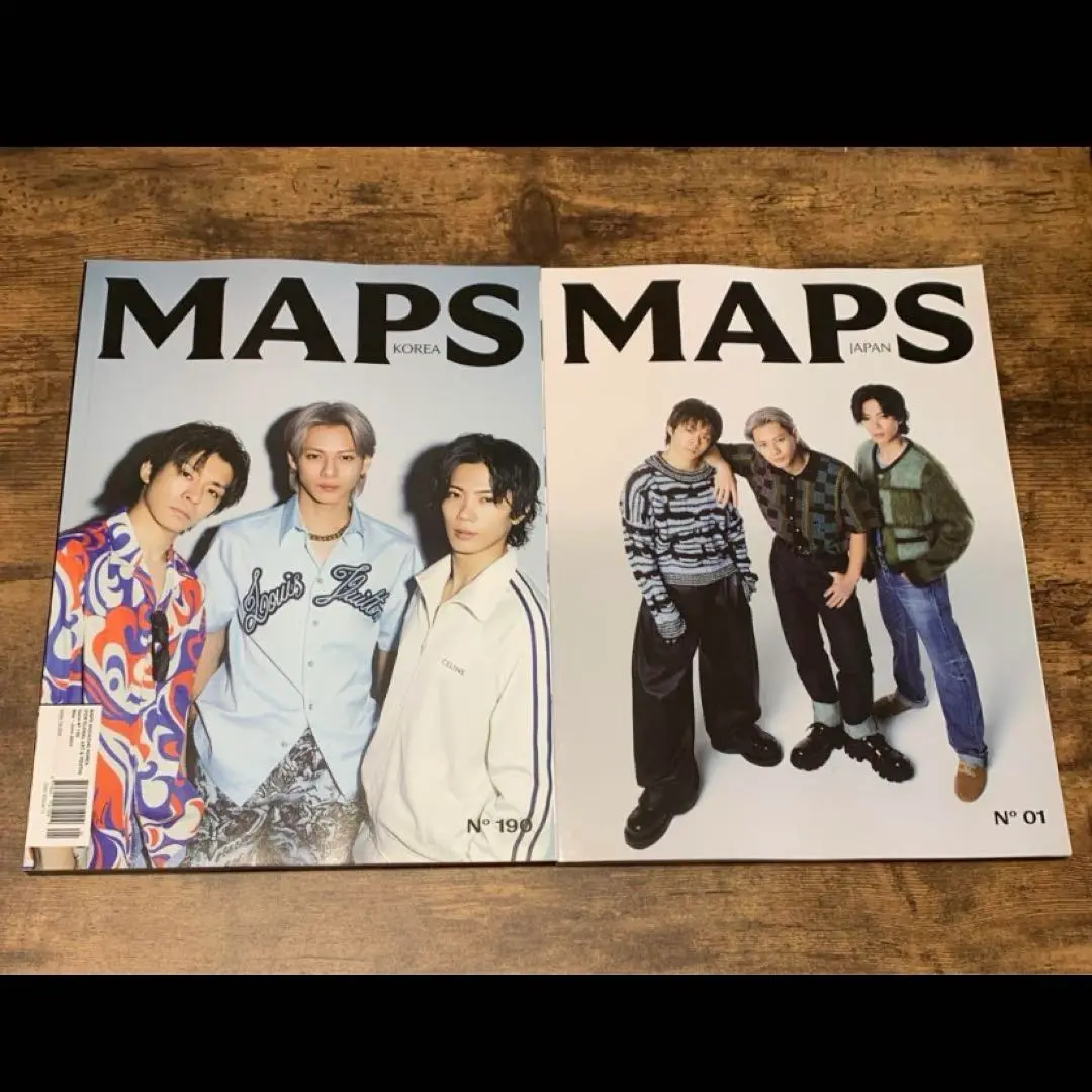 【新品未開封】MAPS JAPAN KOREA 日本版・韓国版　Number_i Amazon.co.jp: MAPS KOREA（韓国版）表紙：Number_i + 厳重梱包