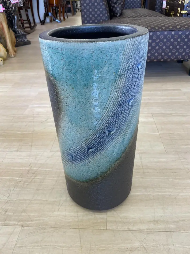 tk　陶器の傘立て　　直径25 高さ50cm位 楽天市場】傘立て 陶器 25.5×23×高さ47cm 信楽焼 楕円型 傘立て