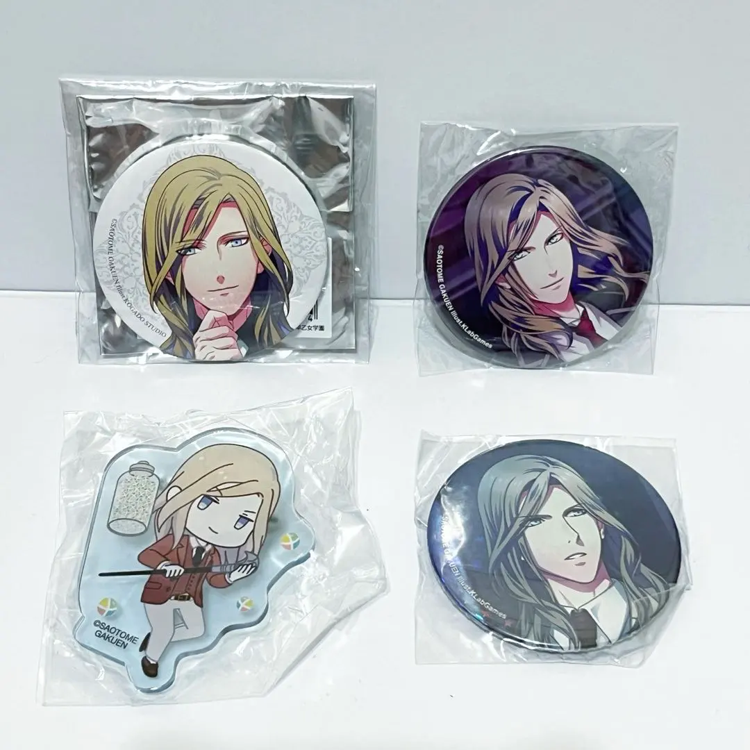Thumbnail of Uta no Prince-sama (UtaPri) Camus Can Badge & Acrylic Badge 4-Piece Set