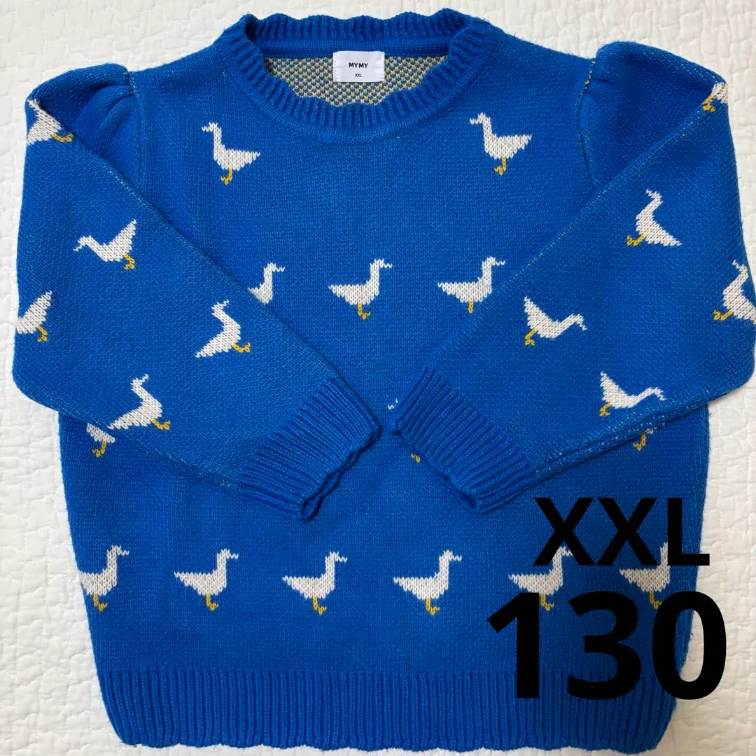 Thumbnail of Korean children's clothing sweater retro MYMY duck 130