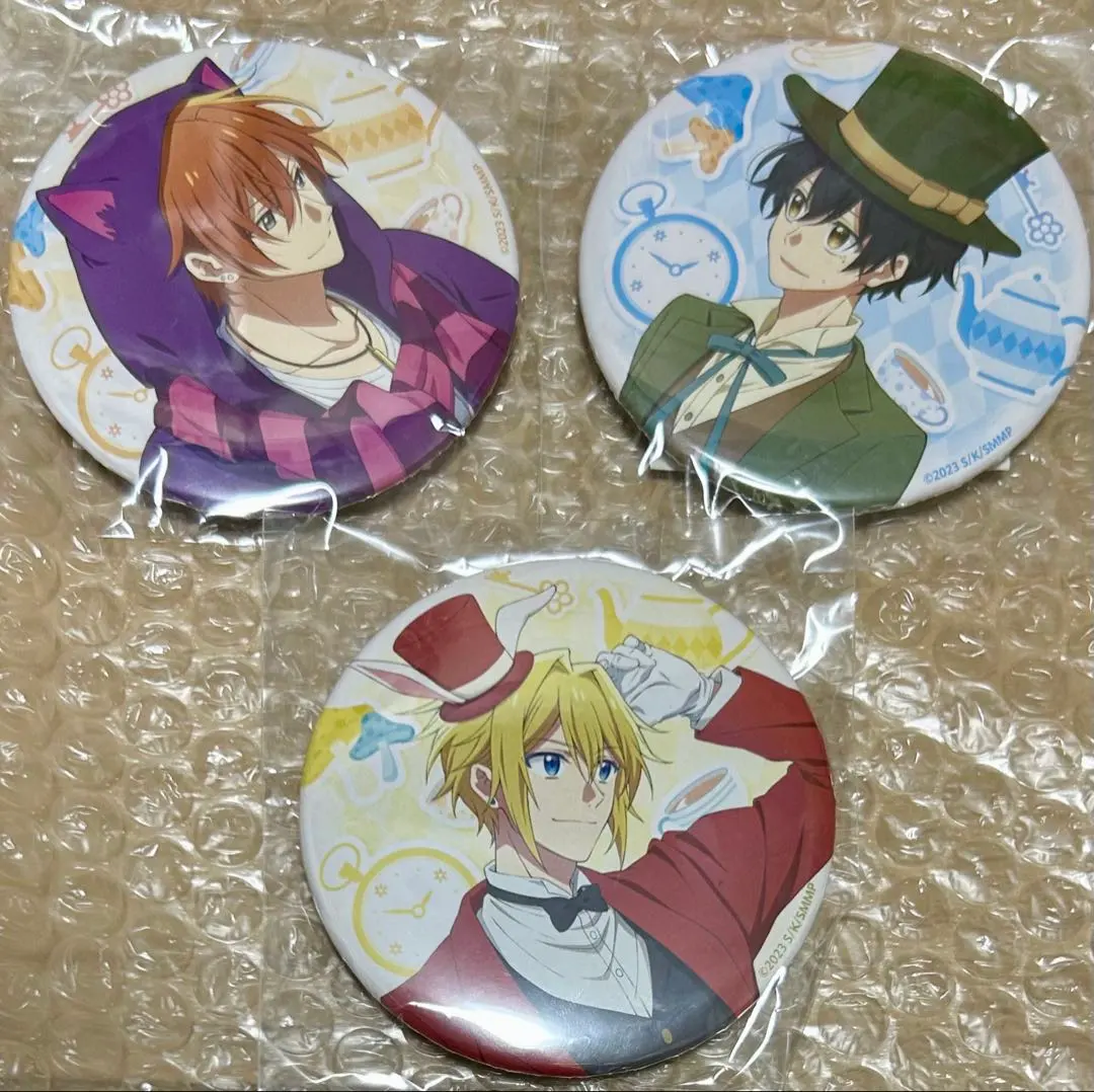 Thumbnail of Sasaki and Miyano Kujibiki-do wonderland can badge Sasaki Miyano Hirano
