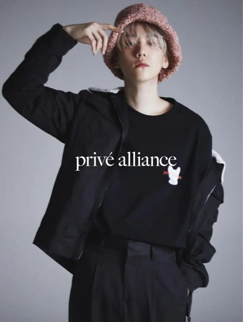 【未使用】EXO ベッキョン prive ライダースジャケット ECO LEATHER RIDERS J/K – REVIRAL'