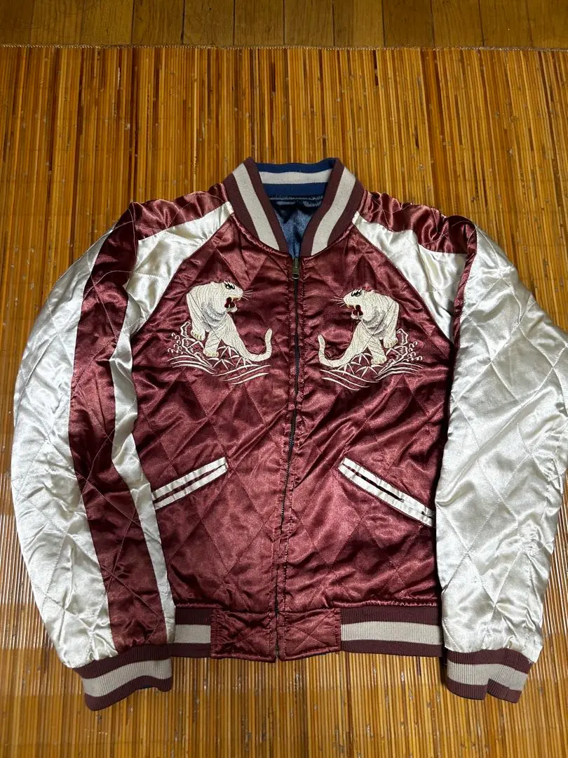 KRIFF MAYER 日本 限定 ワシ スカジャン unisex サテン KRIFF MAYER クリフメイヤー メンズ ユニセックス アウター