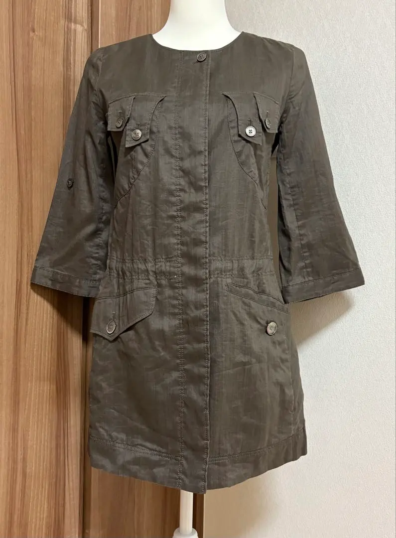 Thumbnail of Excellent condition K.T LINO collarless jacket, military style, made in Japan, size 9