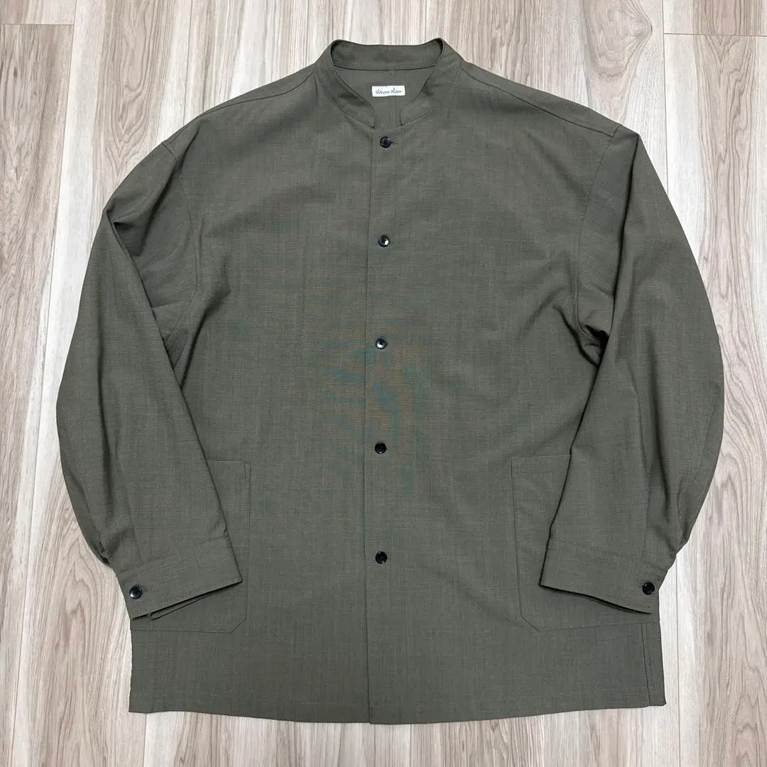 steven alan オーガニック ノーカラージャケット S ブラック steven alan オーガニック ノーカラージャケット S ブラック最新