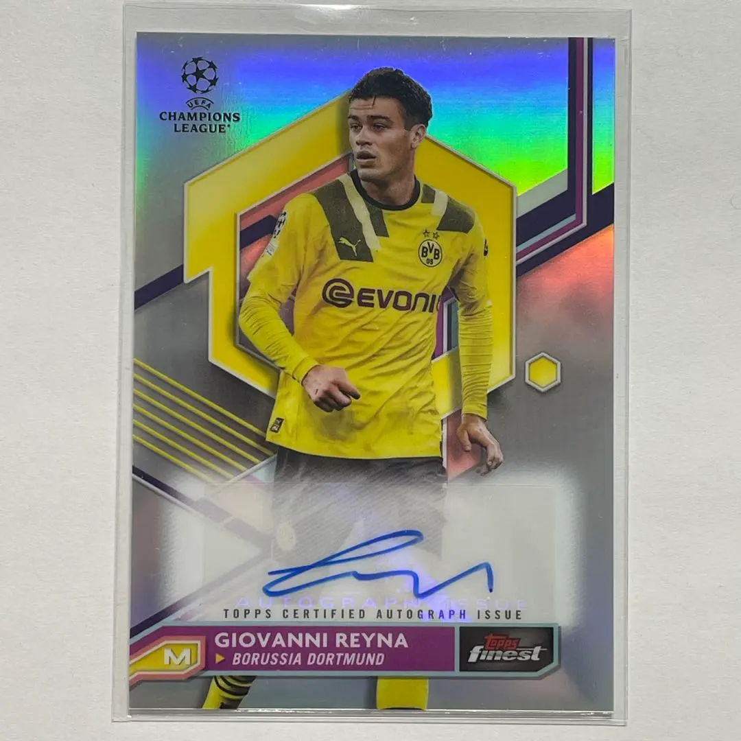 2021 Topps Giovanni Reyna 直筆サインカード レイナ① 高品質の人気 Signature Attax Match Topps 2021-22 Style