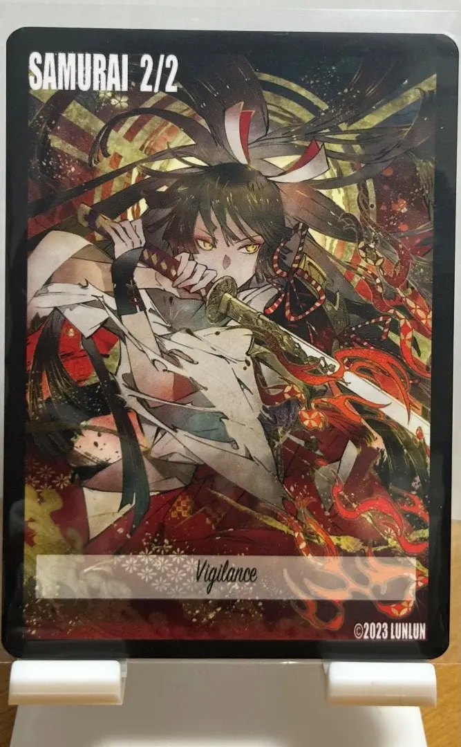 MTG 藤ちょこ 芽吹の剣 クリスタルトークン LUNLUN 〇LUNLUNサプライ】『#46』《藤ちょこ先生デッキカバー（芽吹き