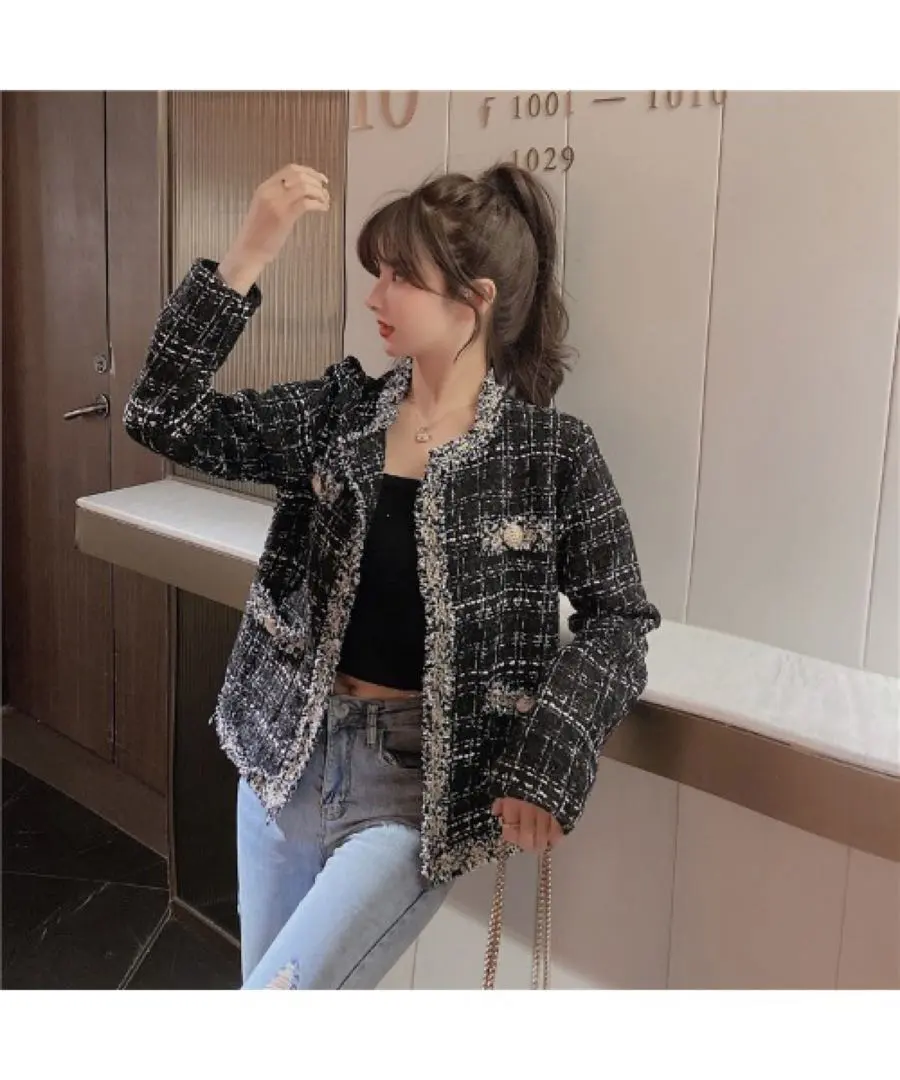 Thumbnail of Adult Elegant Check Jacquard Jacket