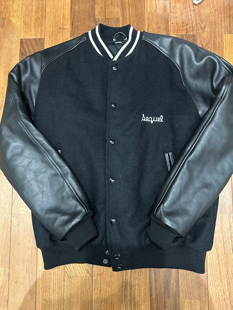 【即完商品・美品】SEQUELシークエルFRAGMENTスタジャン/L 黒 FRAGMENT - 【新品未使用】SEQUELシークエルFRAGMENTスタジャン
