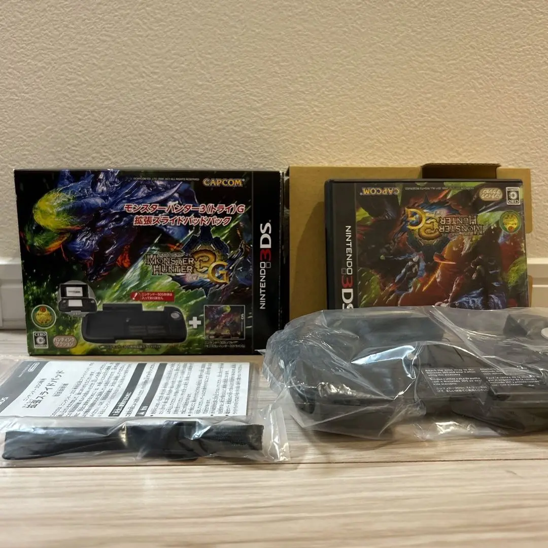 【新品未開封】3DS モンスターハンター3G 拡張スライドパッドパック 3DS モンスターハンター3G 拡張スライドパッドパック CAPCOM