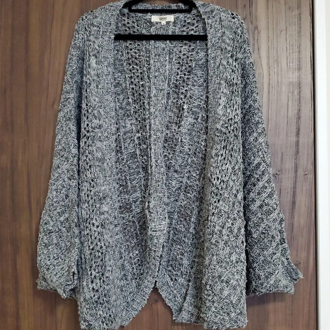 Thumbnail of OZOC Cardigan (chunky knit) Gray