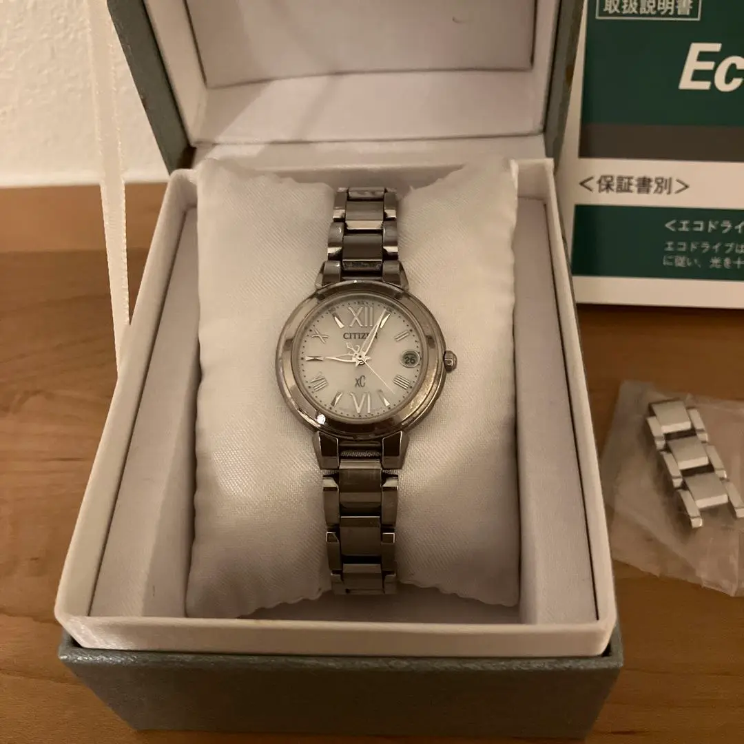【XCB38-9132】CITIZEN ‘シチズン 時計‘ クロスシー☆極美品☆ 2025年最新】シチズン CITIZEN クロスシー エコ ドライブ 電波