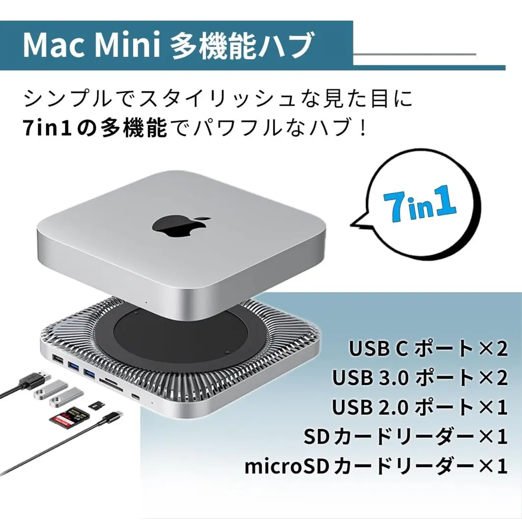 Mac mini 2018 ＋ドック大容量2TB Amazon.co.jp: Macmini ドッキングステーション Type C 10in2