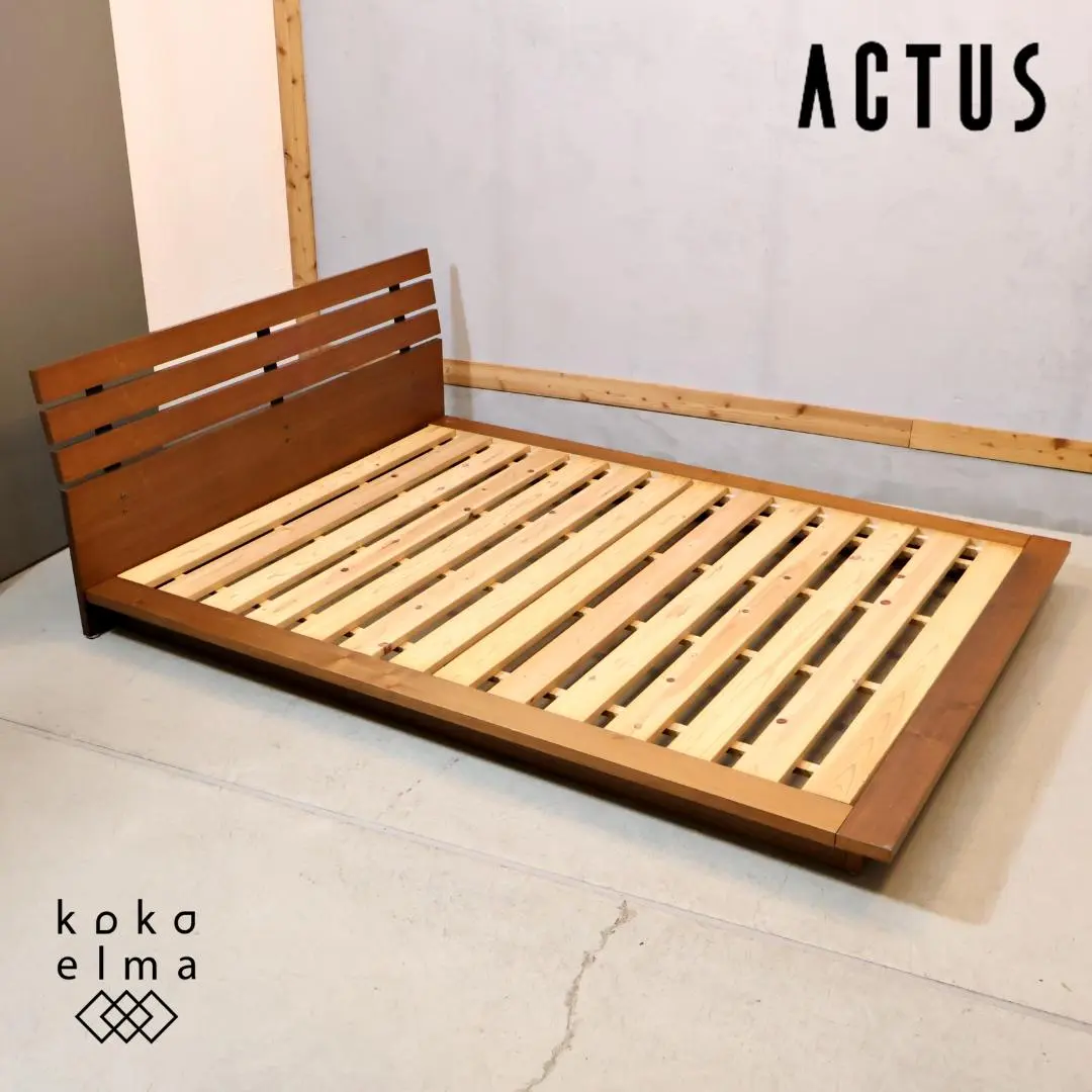 アクタス　FB2  ダブル　ベッドフレーム FB BED FLAT TYPE(DOUBLE)（エフビー ベッド フラットタイプ