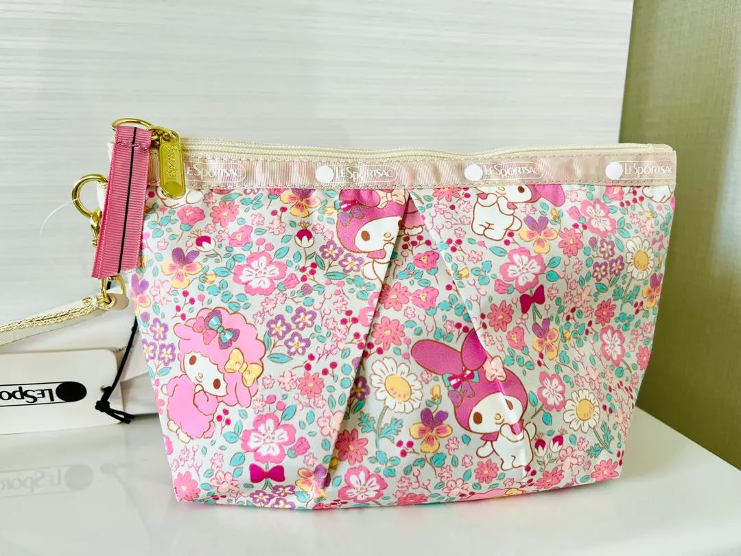 LeSportsac My Melody and Piano Floral Tote Bag with Charm