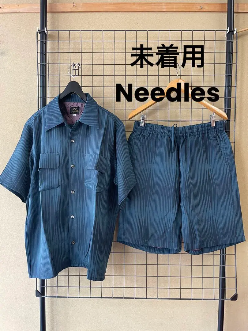 の*り様 Needles ニードルズ ニードルス 半袖セットアップ Sサイズ の*り様 Needles ニードルズ ニードルス 半袖セットアップ S