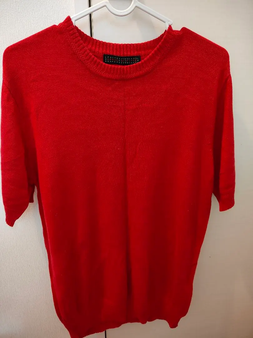 Thumbnail of SENSE OF PLACE Red Short Sleeve Knit