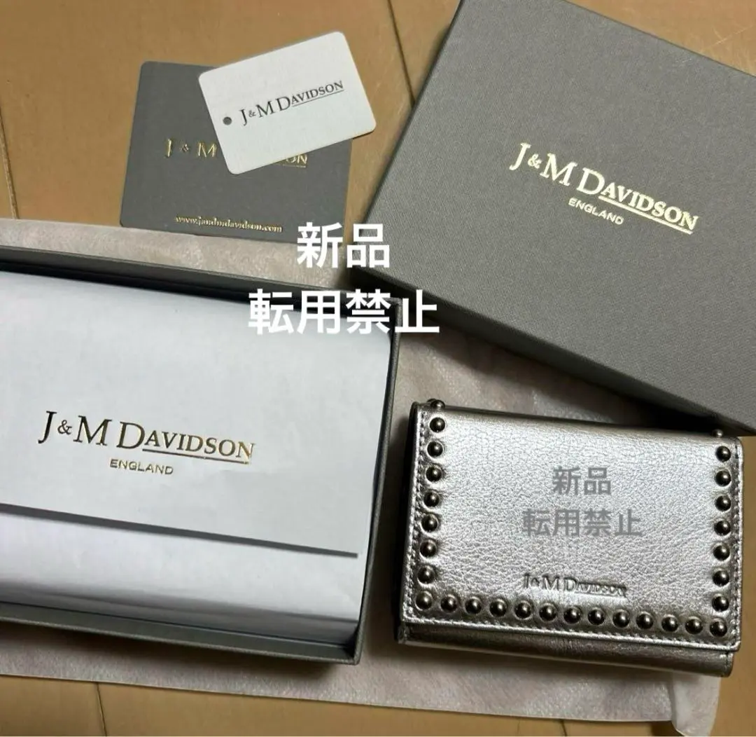 の*り様 J.M. Davidson シルバー 　　長財布 スタッズ付き 340312671_1.jpg