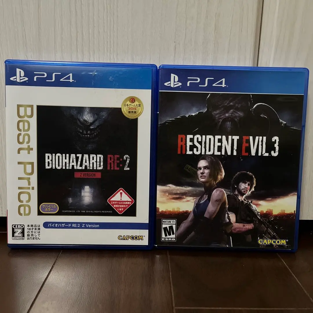 バイオハザードre2 re3 7 北米版　セット バイオ7』『RE:2』『RE:3』PS5パッケージ版が本日（12/26）発売